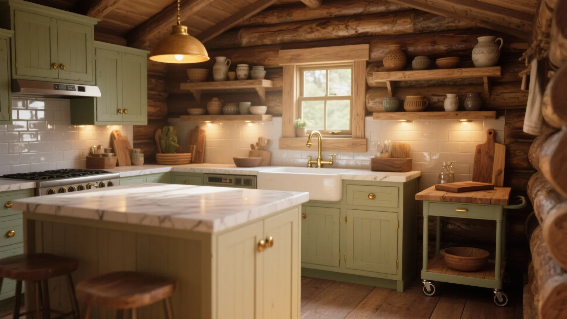 Small Log Cabin Kitchen Ideas: 5 Cozy Tips: Practical, budget-aware design moves to make a tiny log cabin kitchen feel larger, warmer, and smarter