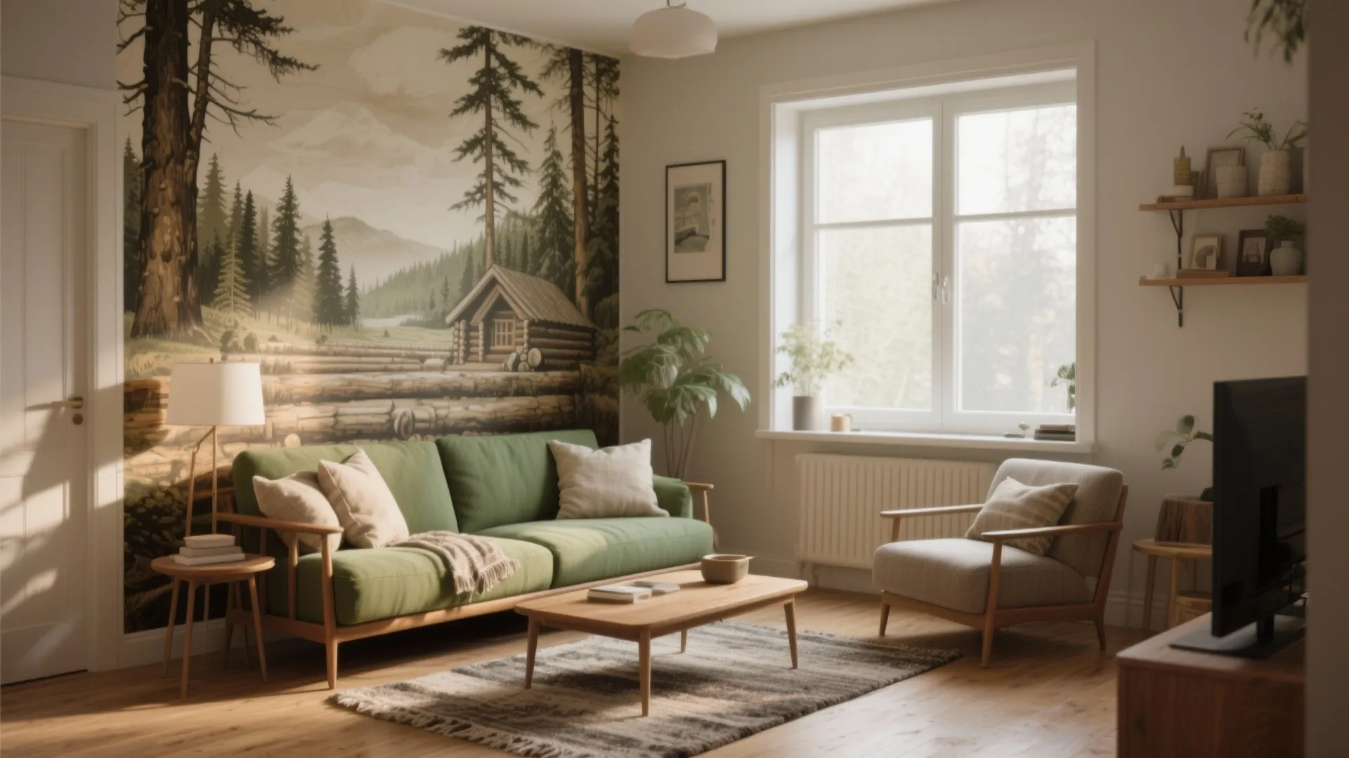 5 Living Room Wall Mural Ideas for Small Spaces: Creative mural solutions to make your living room feel bigger, cozier, and uniquely you — from a designer with 10+ years’ experience