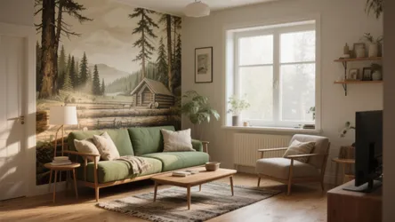 5 Living Room Wall Mural Ideas for Small Spaces