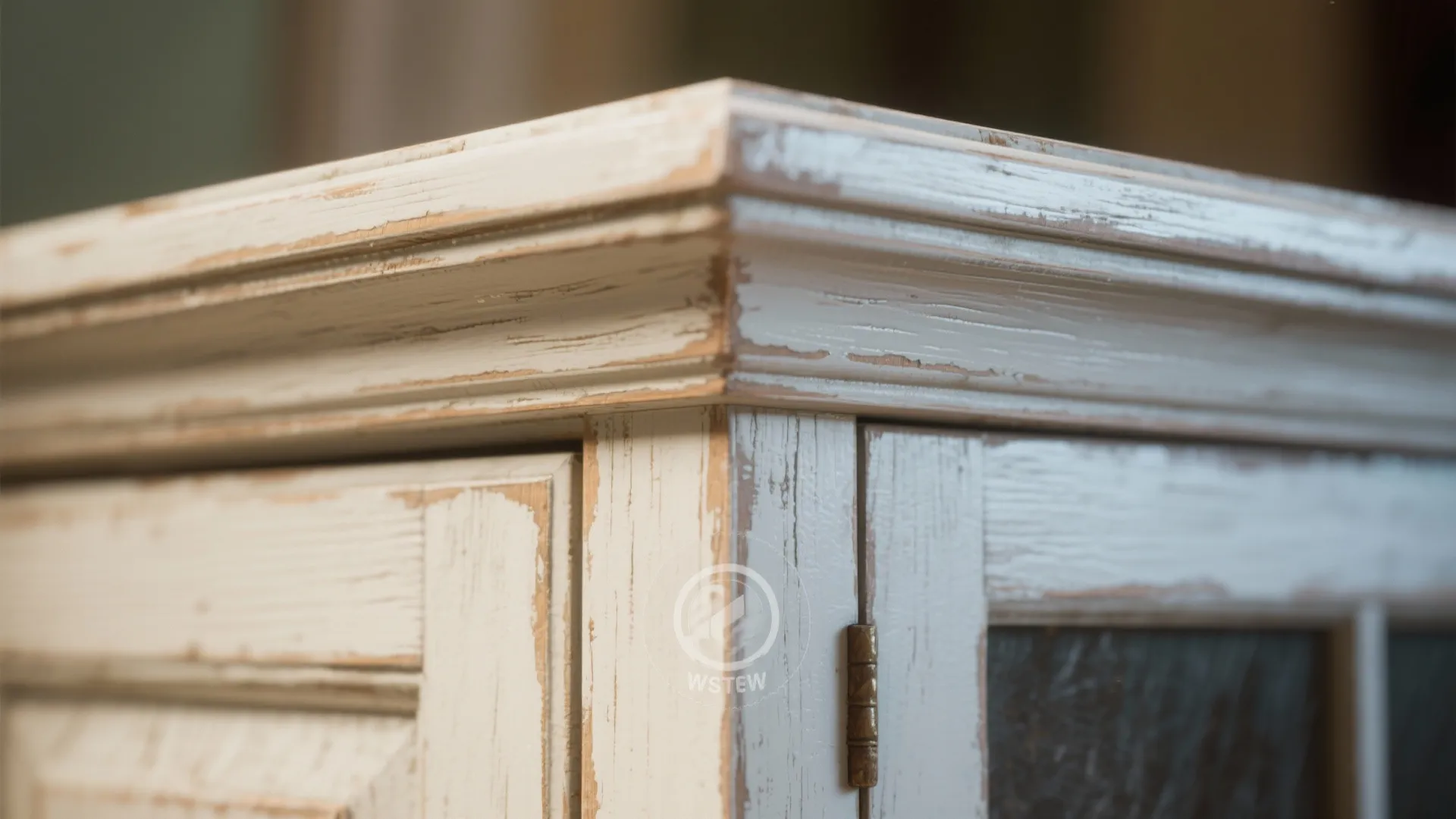 1. Cabinet Revival with Chalk-Style Finish