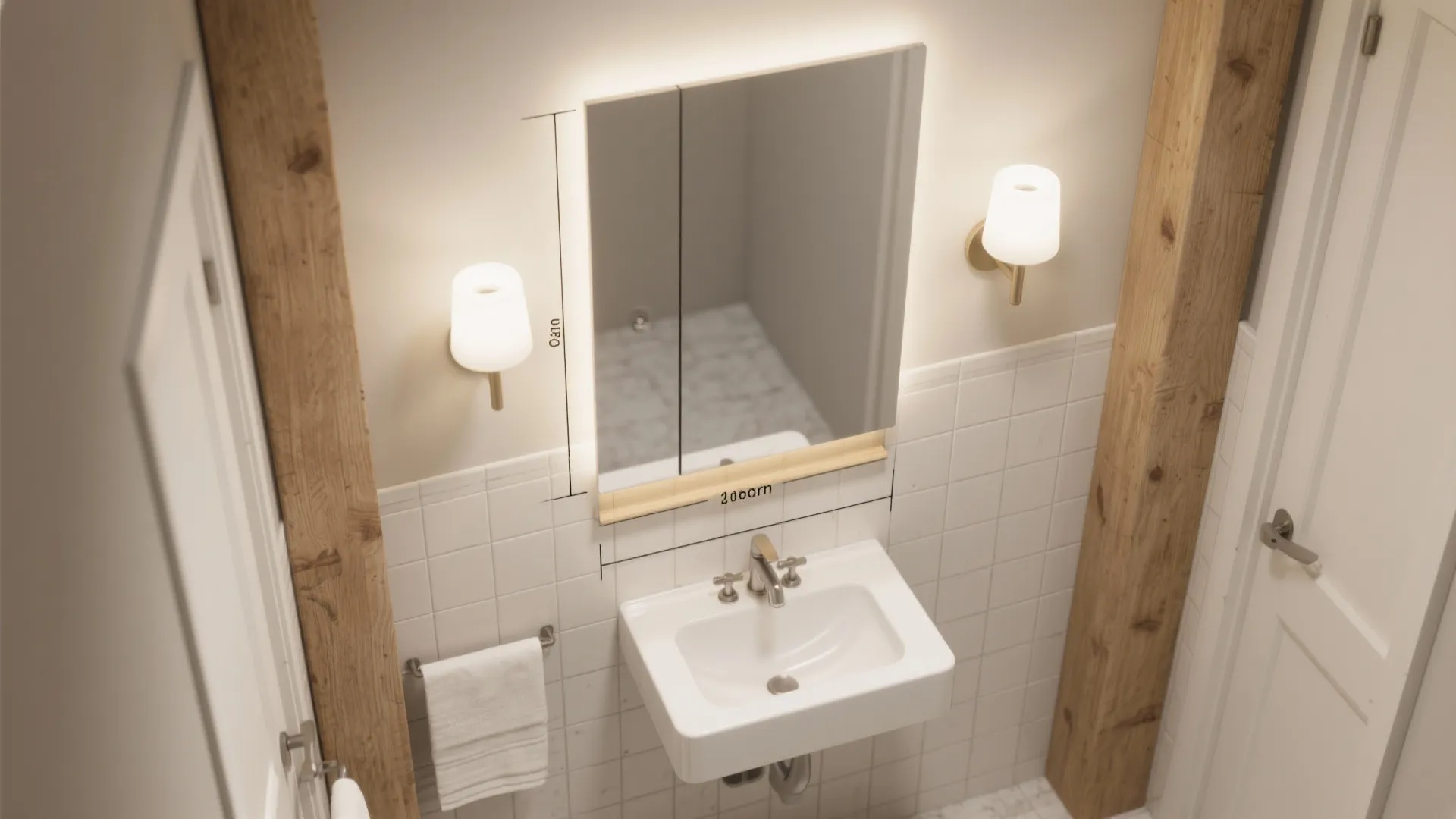 4) Storage-Integrated Mirrors (Medicine Cabinets)
