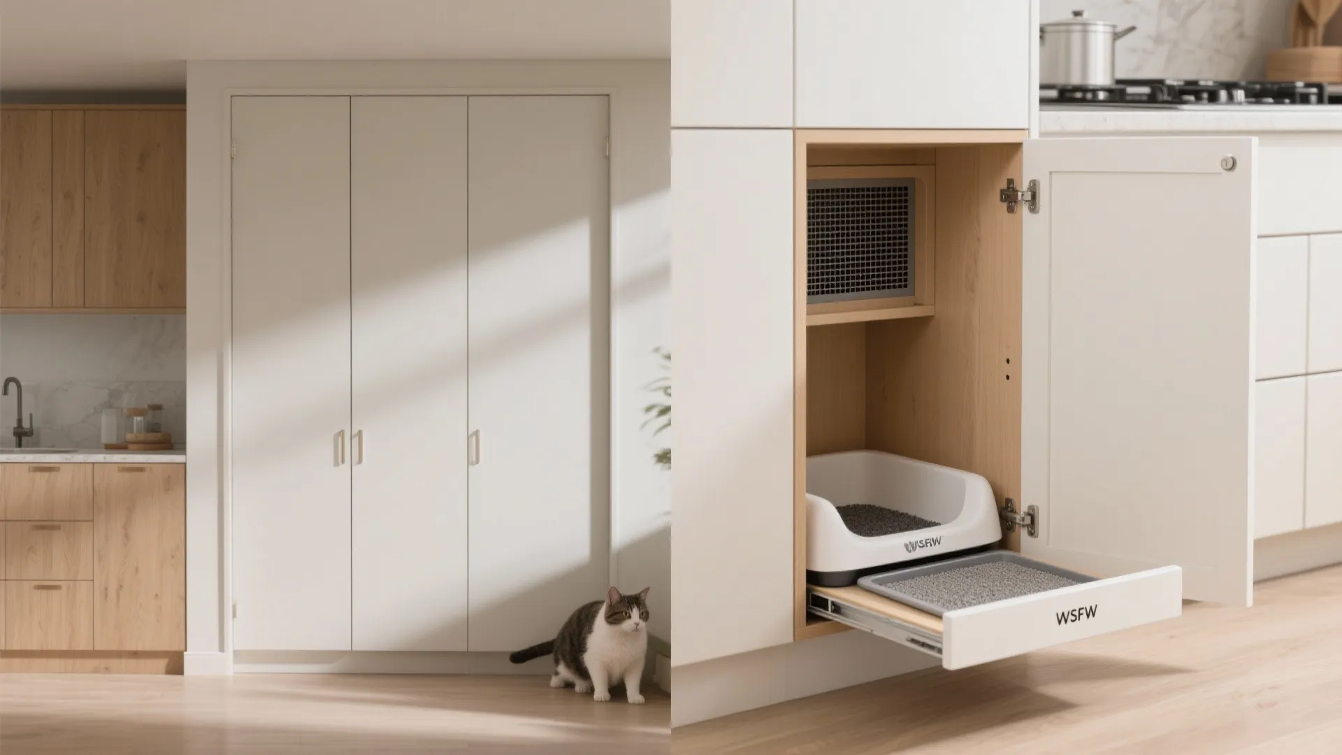 3. Narrow cabinet conversion