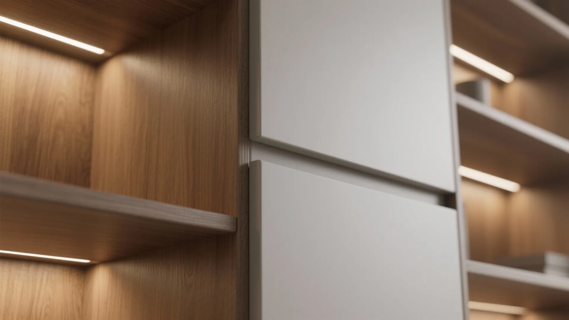 Minimalist storage wall that calms clutter