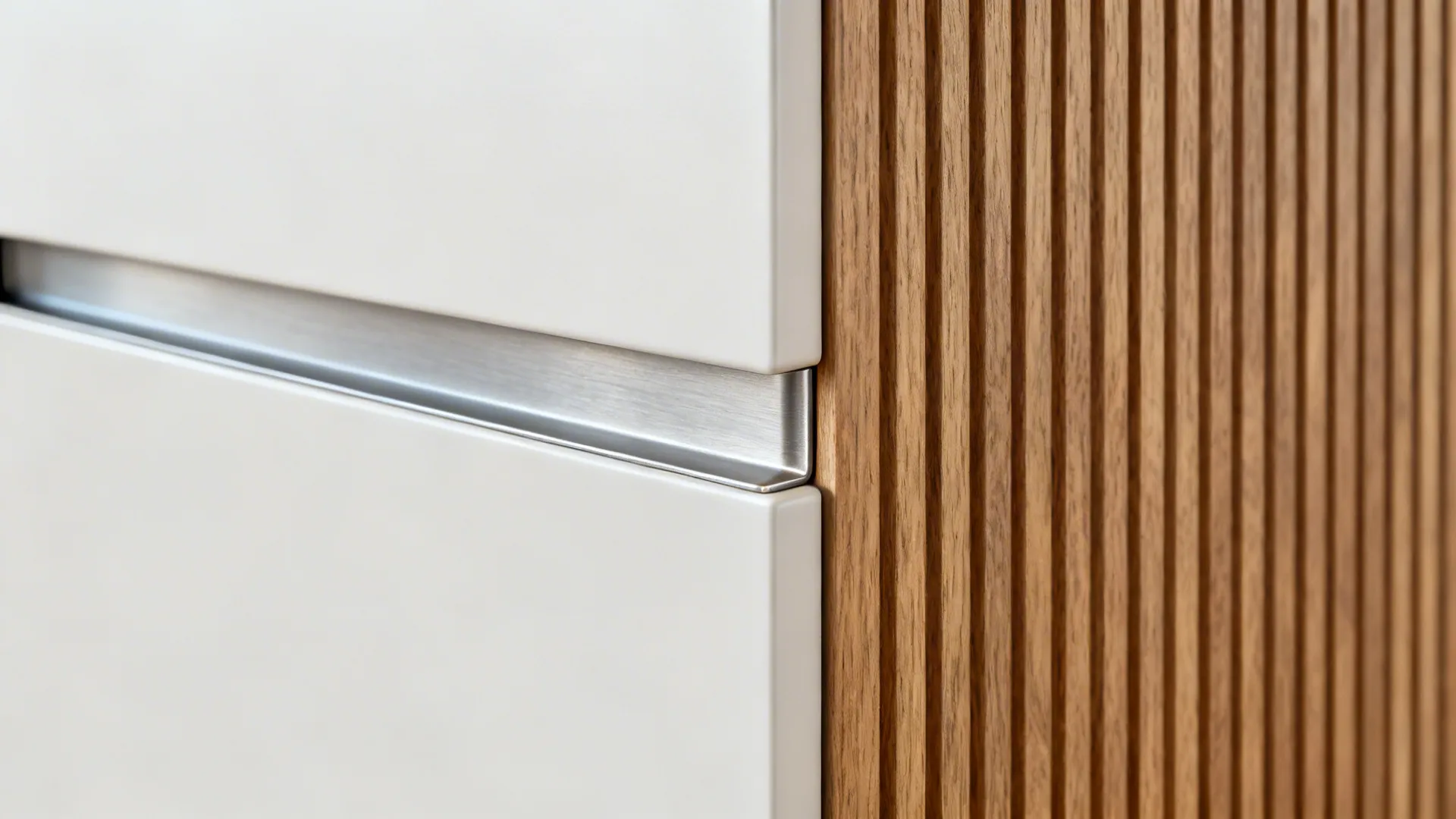 Minimalist storage with full-height walls