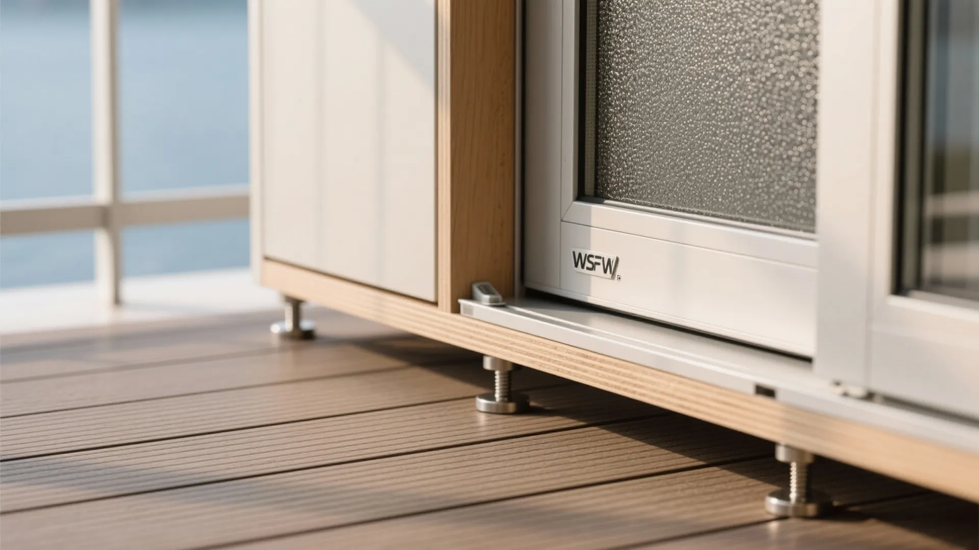 Minimalist balcony storage with tropical durability