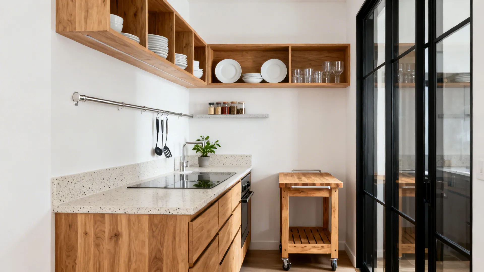 Simple Kitchen Design Without Cabinets: 5 Ideas