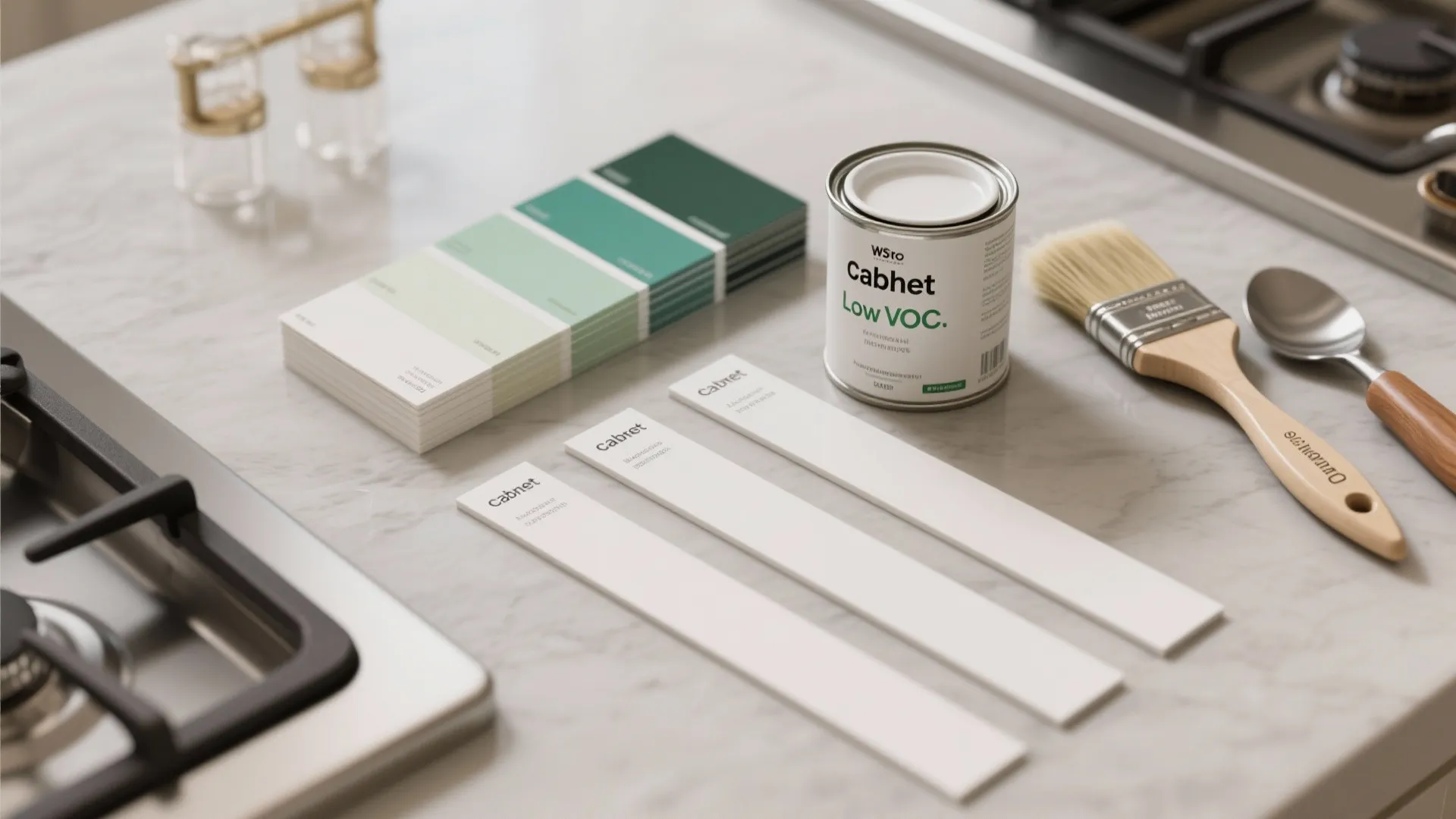 5. White with durability in mind — kitchen-grade formulas