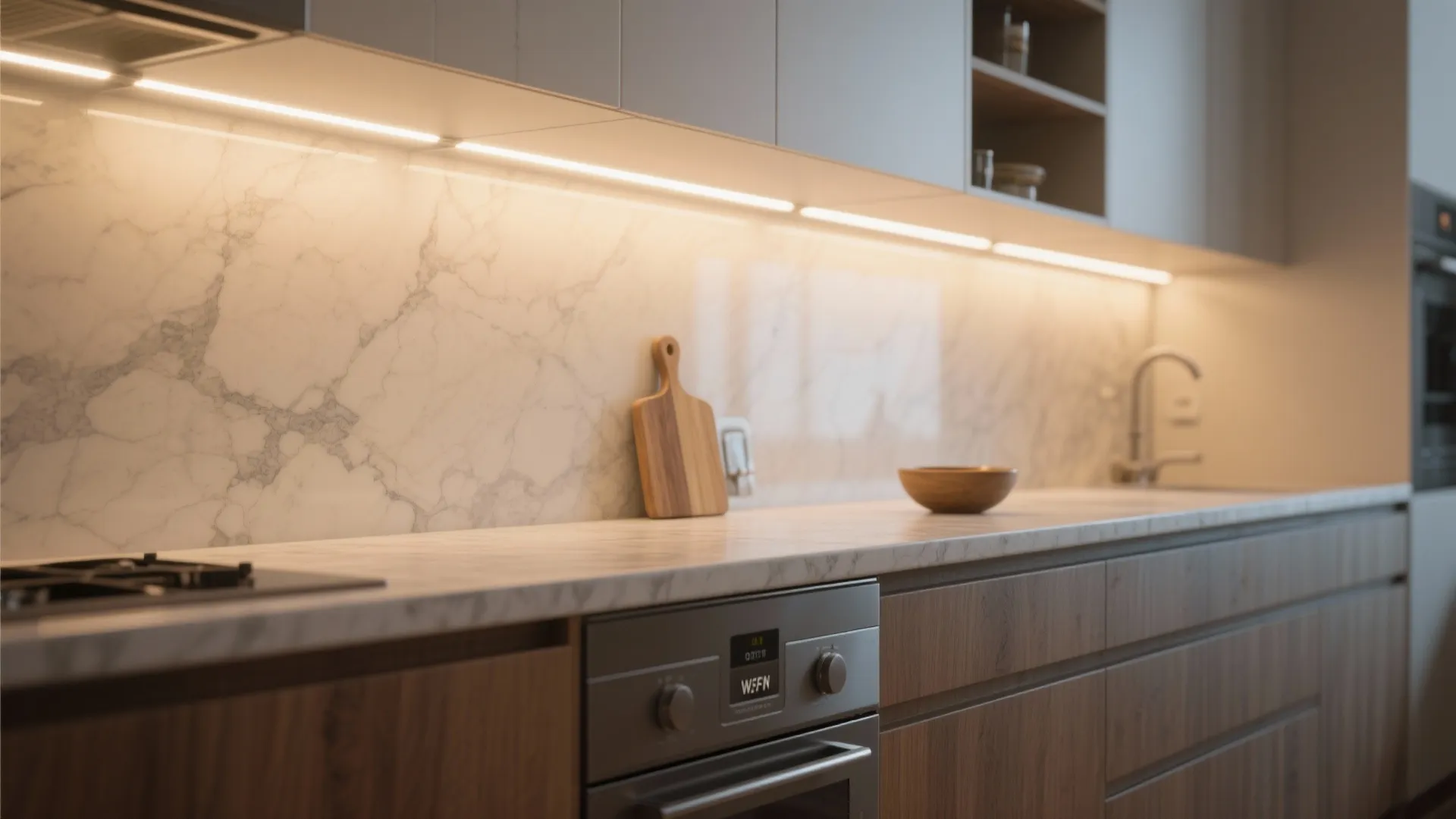 1. Under-cabinet halo for kitchens