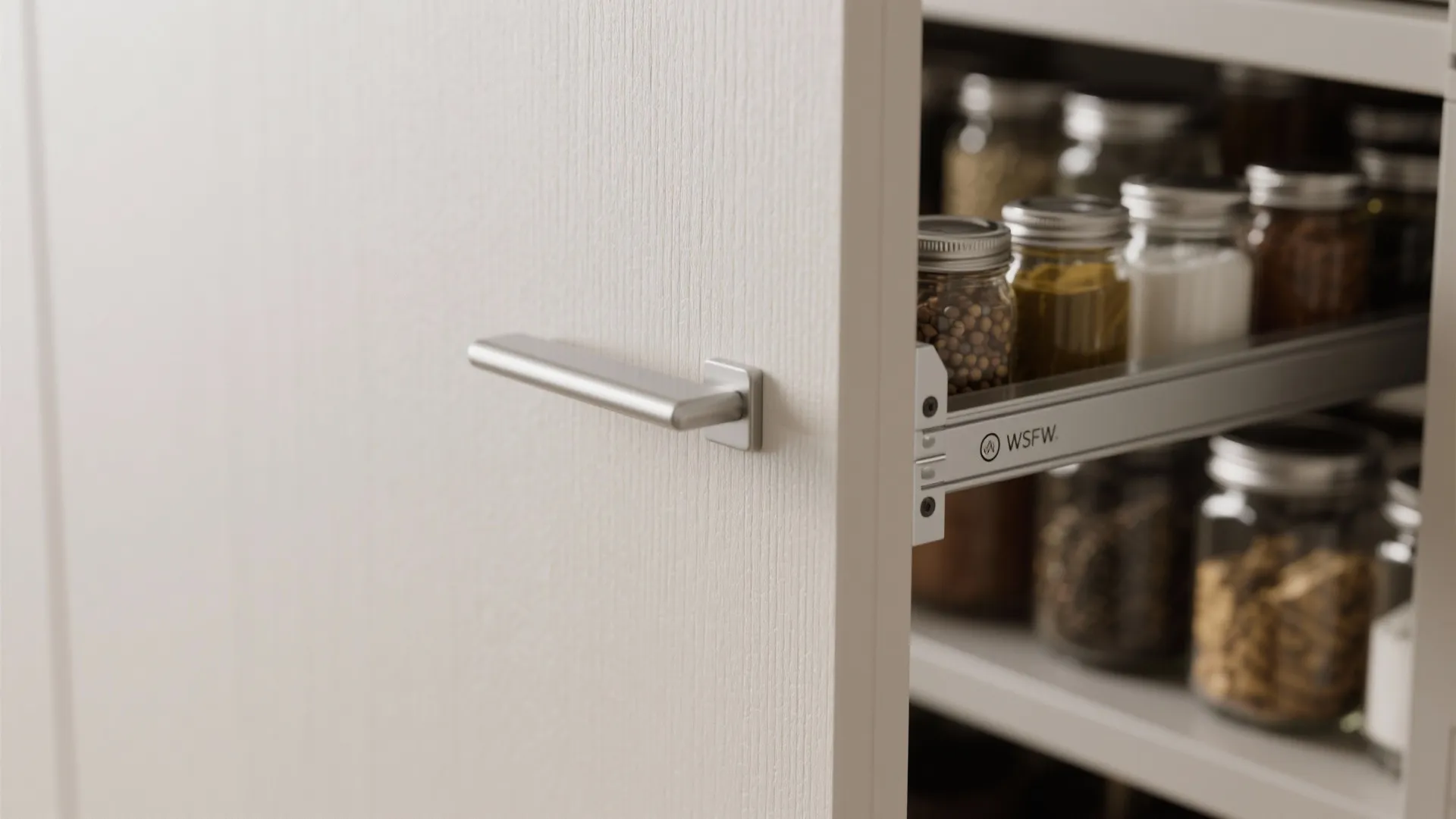 Minimal kitchen storage that really works