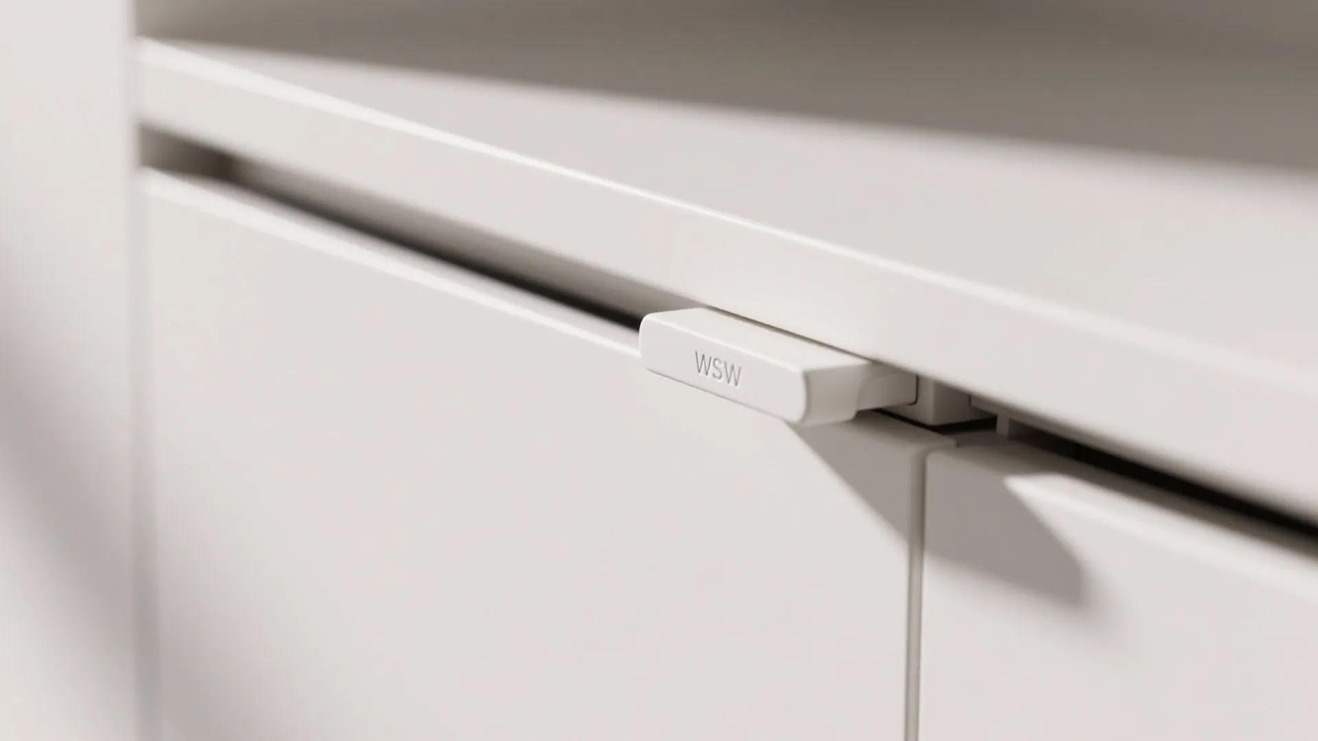 Minimal, concealed storage for visual calm