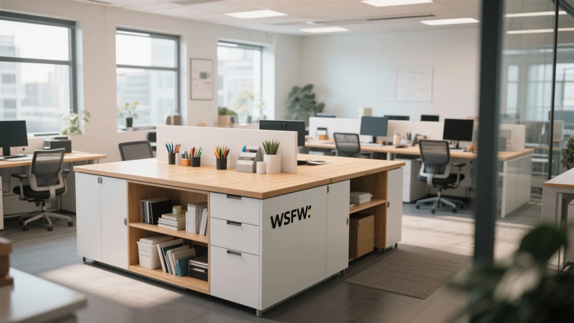 10. Multi-Functional Cabinet Islands