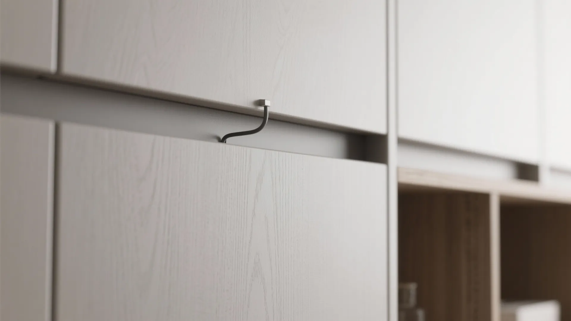 Minimalist Storage Walls in the Living Room