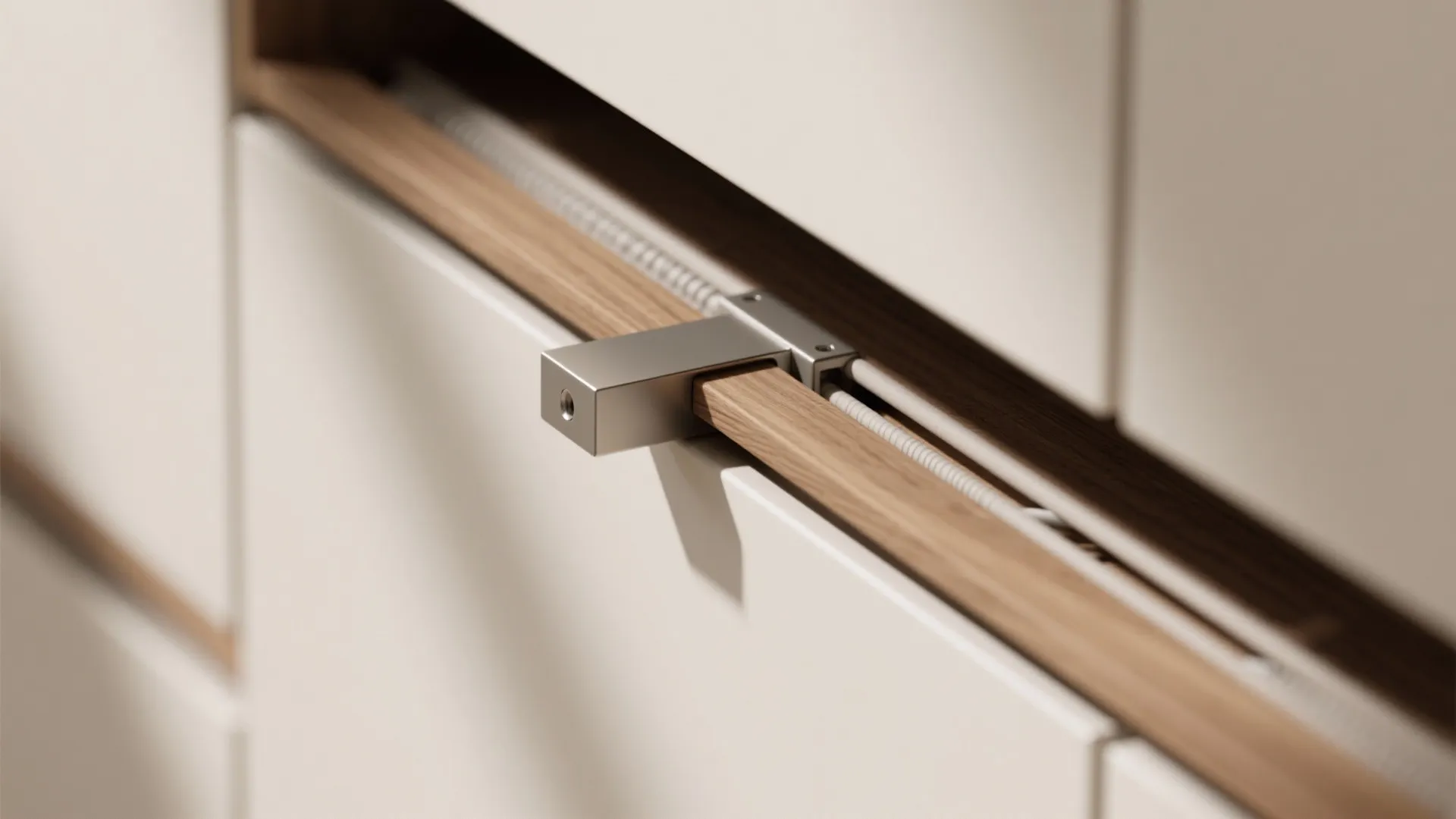 Minimal, multi-use living room storage