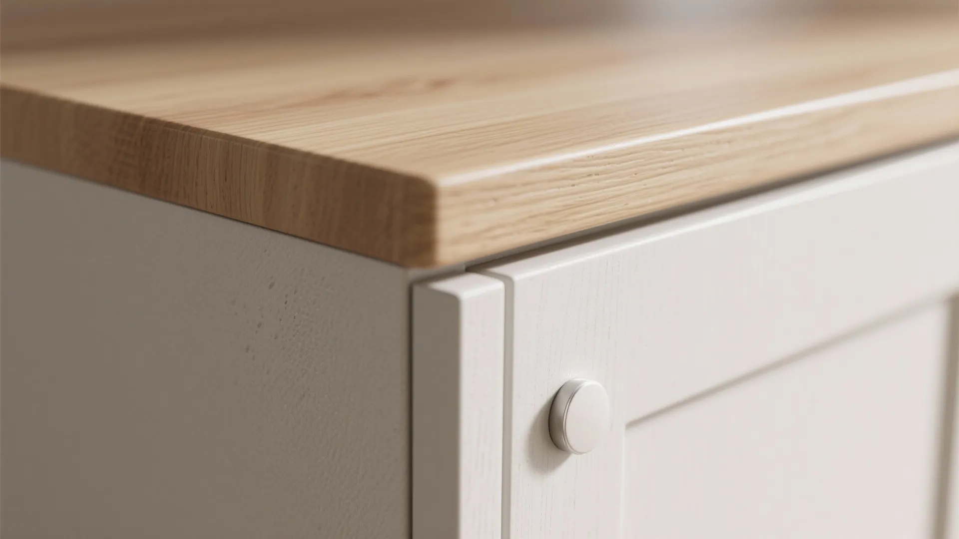 Minimalist Shallow Storage Wall