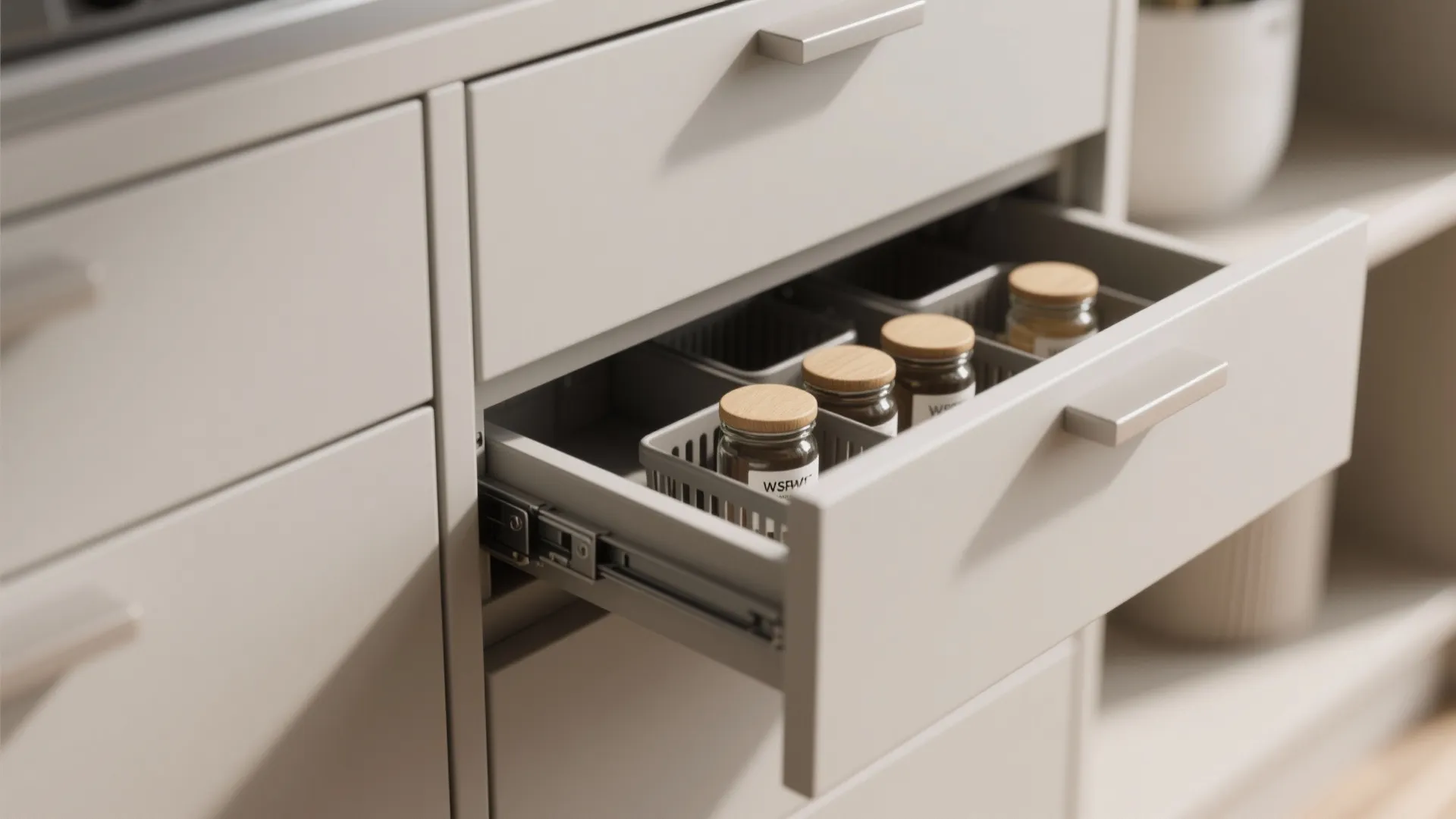 Minimalist Kitchen Storage for Small Flats