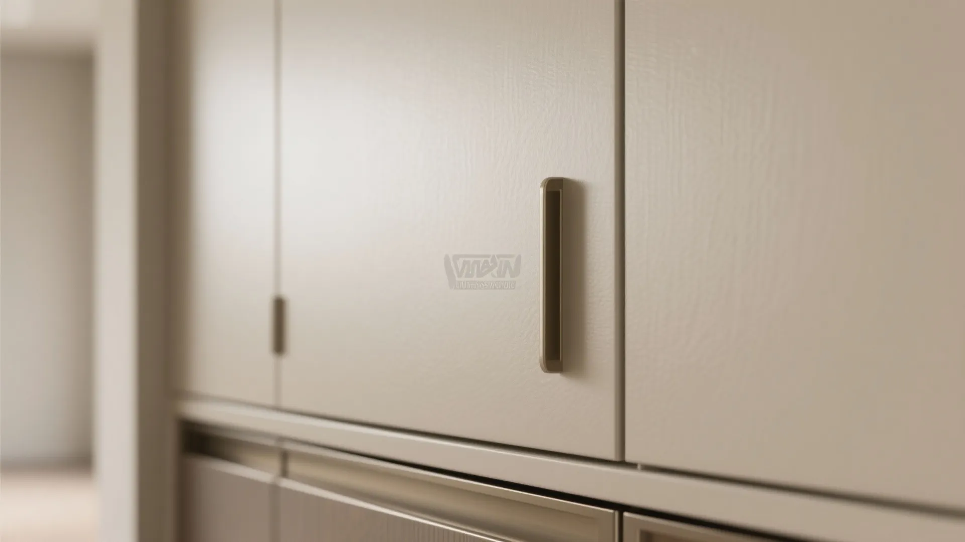 Minimalist Hall Storage Wall