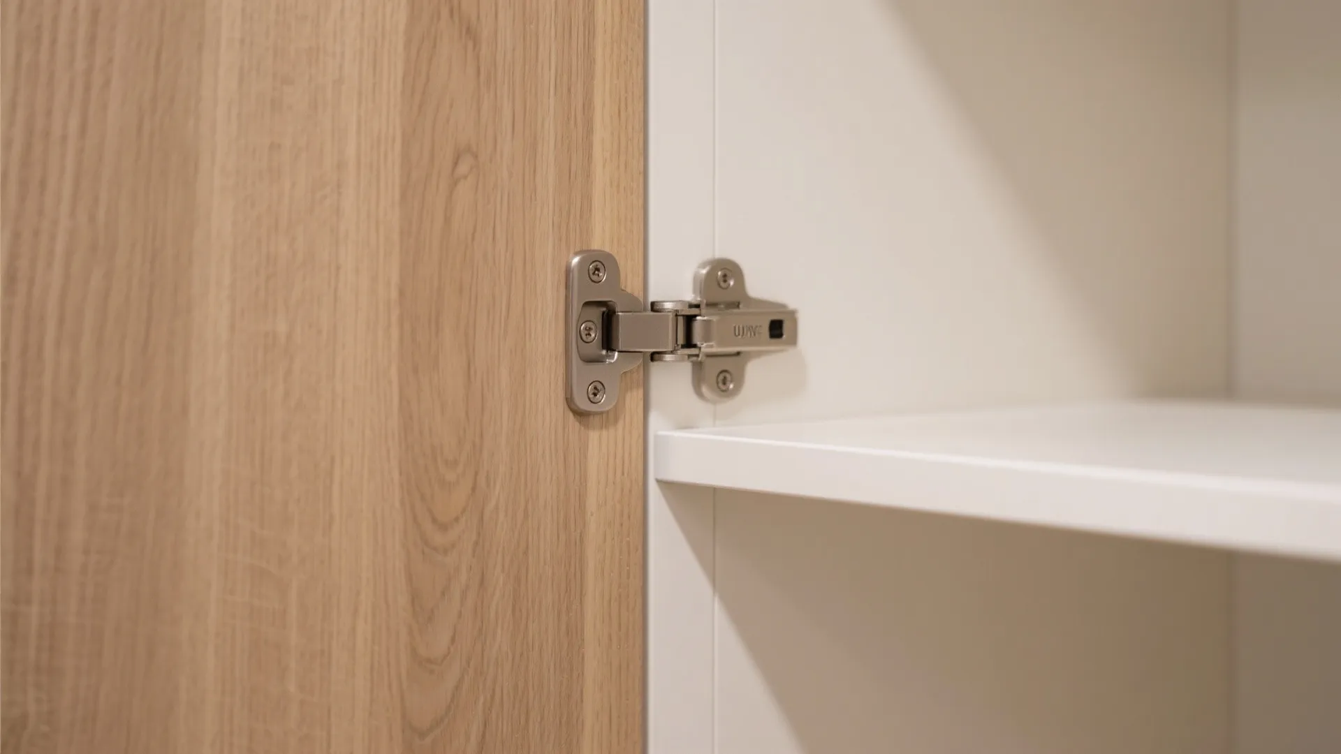 4) Built-in verticals: upper shelves + shallow tall cabinet