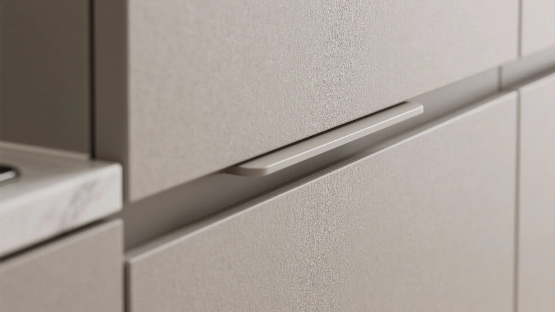 Minimalist Storage with Closed Fronts