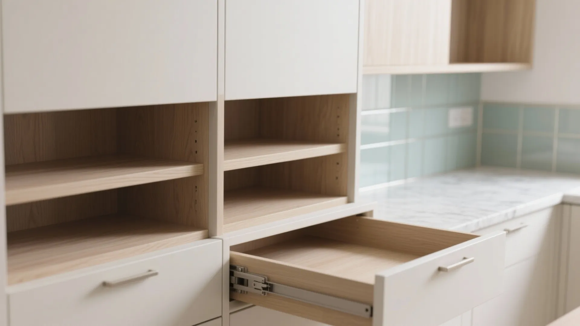 Minimalist kitchen storage for Californian calm