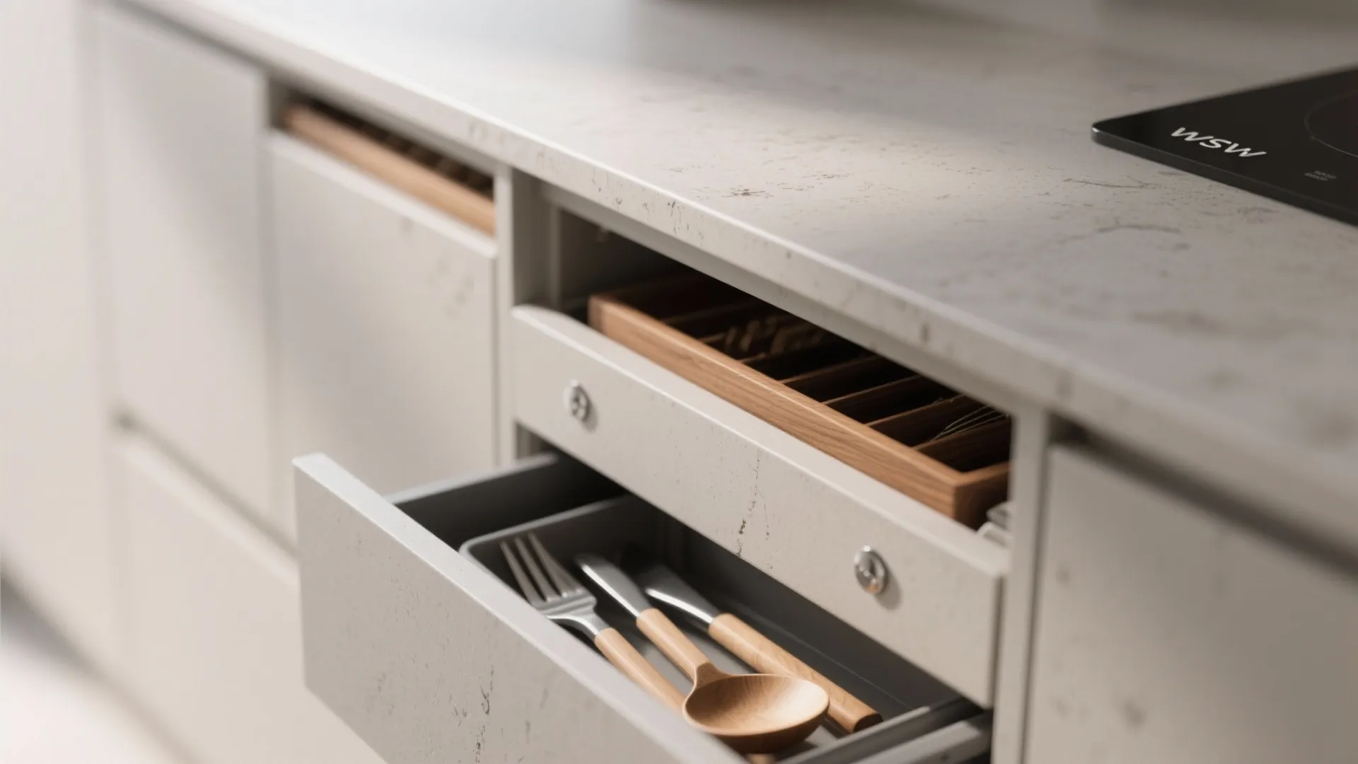 Minimalist kitchen storage