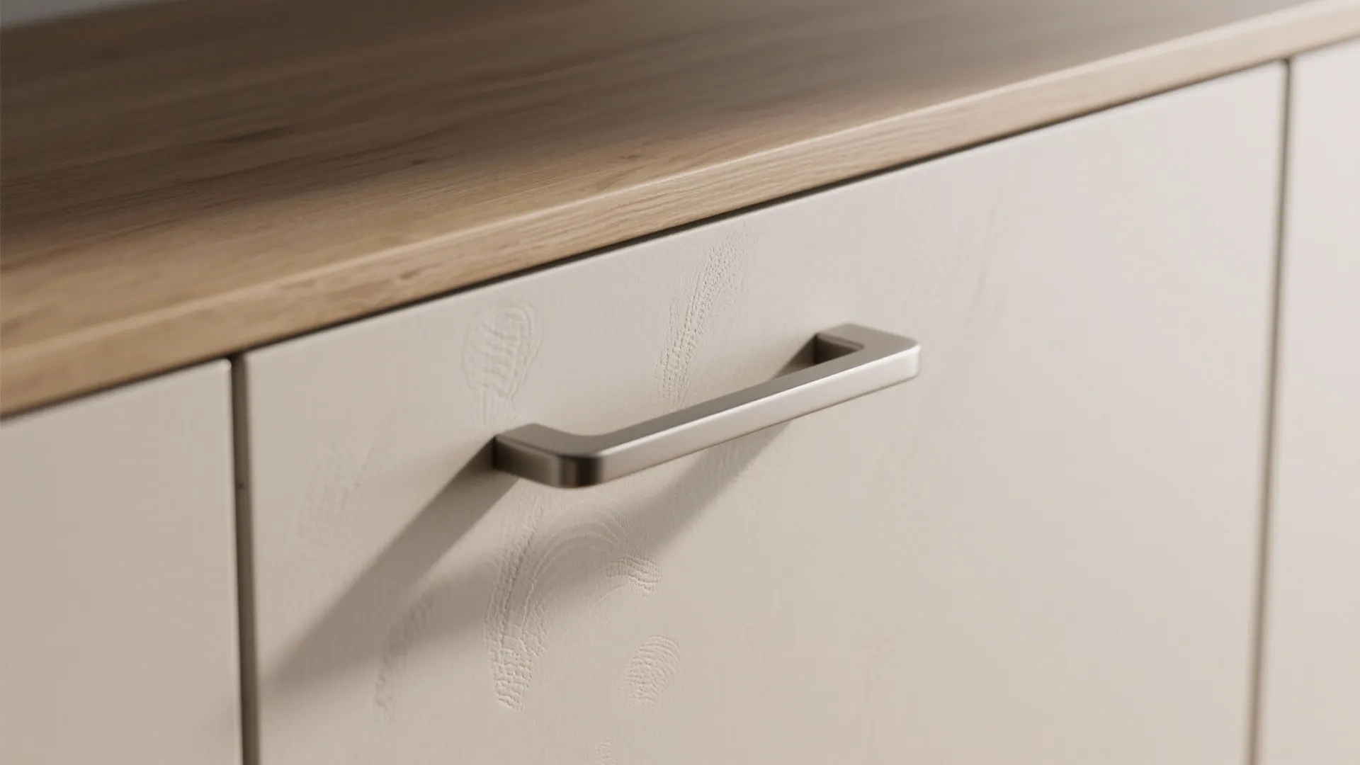 Minimalist Storage for an Airy Hall Kitchen