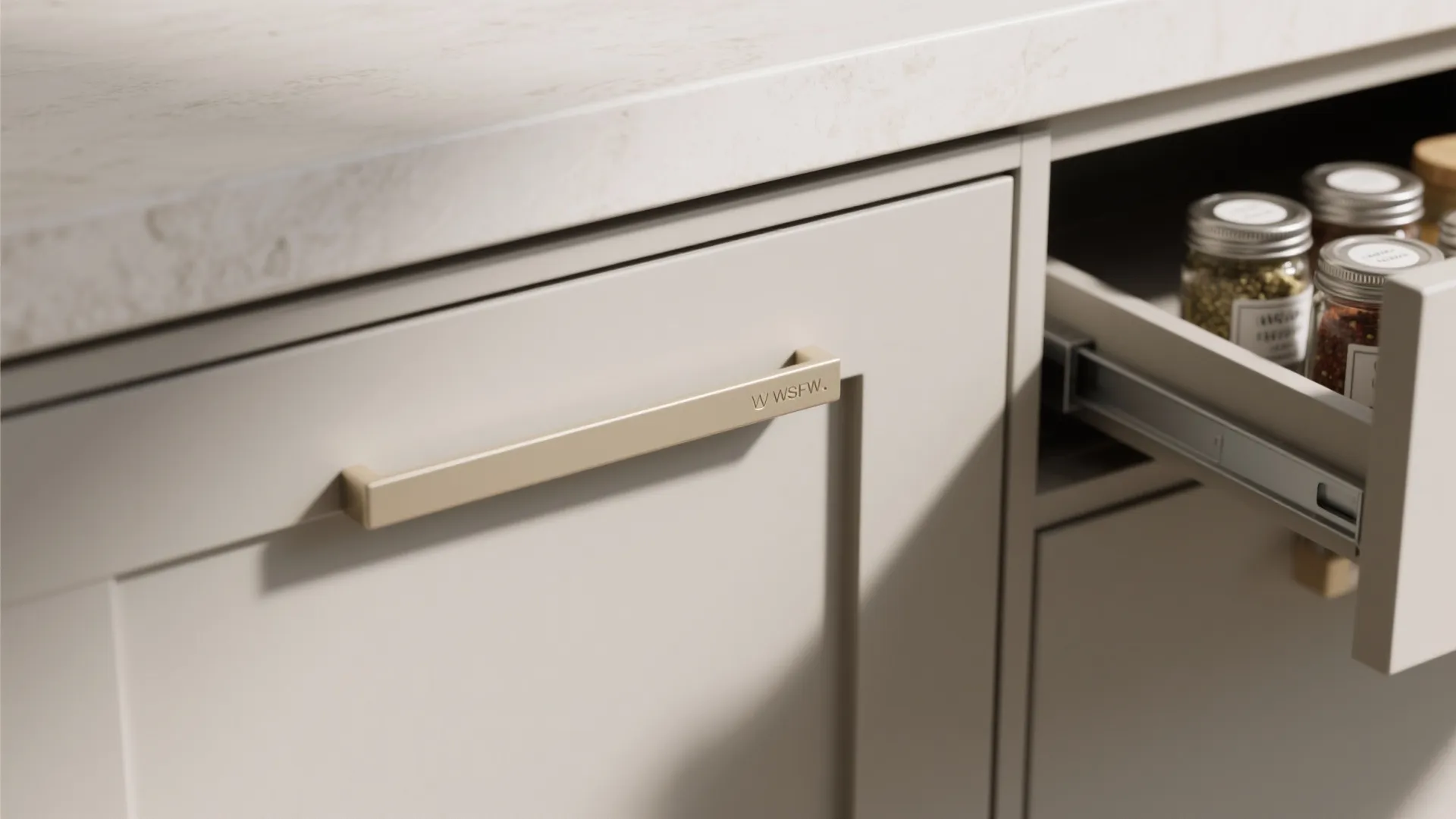 Minimalist Storage with Closed Fronts