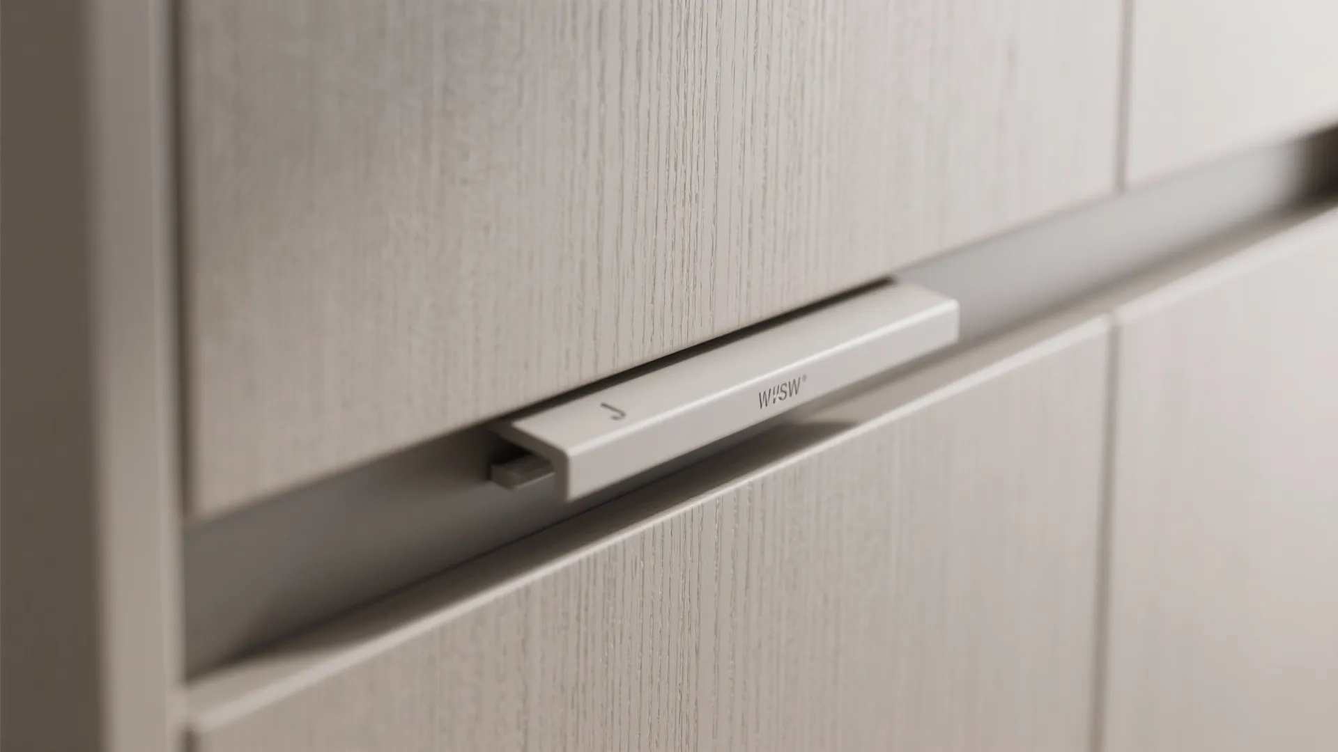 Minimalist Kitchen Storage with Streamlined Lines