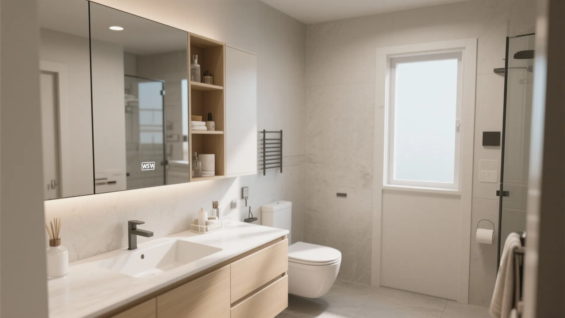 Cabinet Mirror Combo