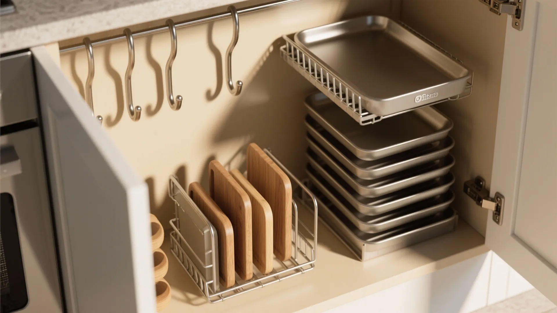 3. Inside Cabinet Organizers