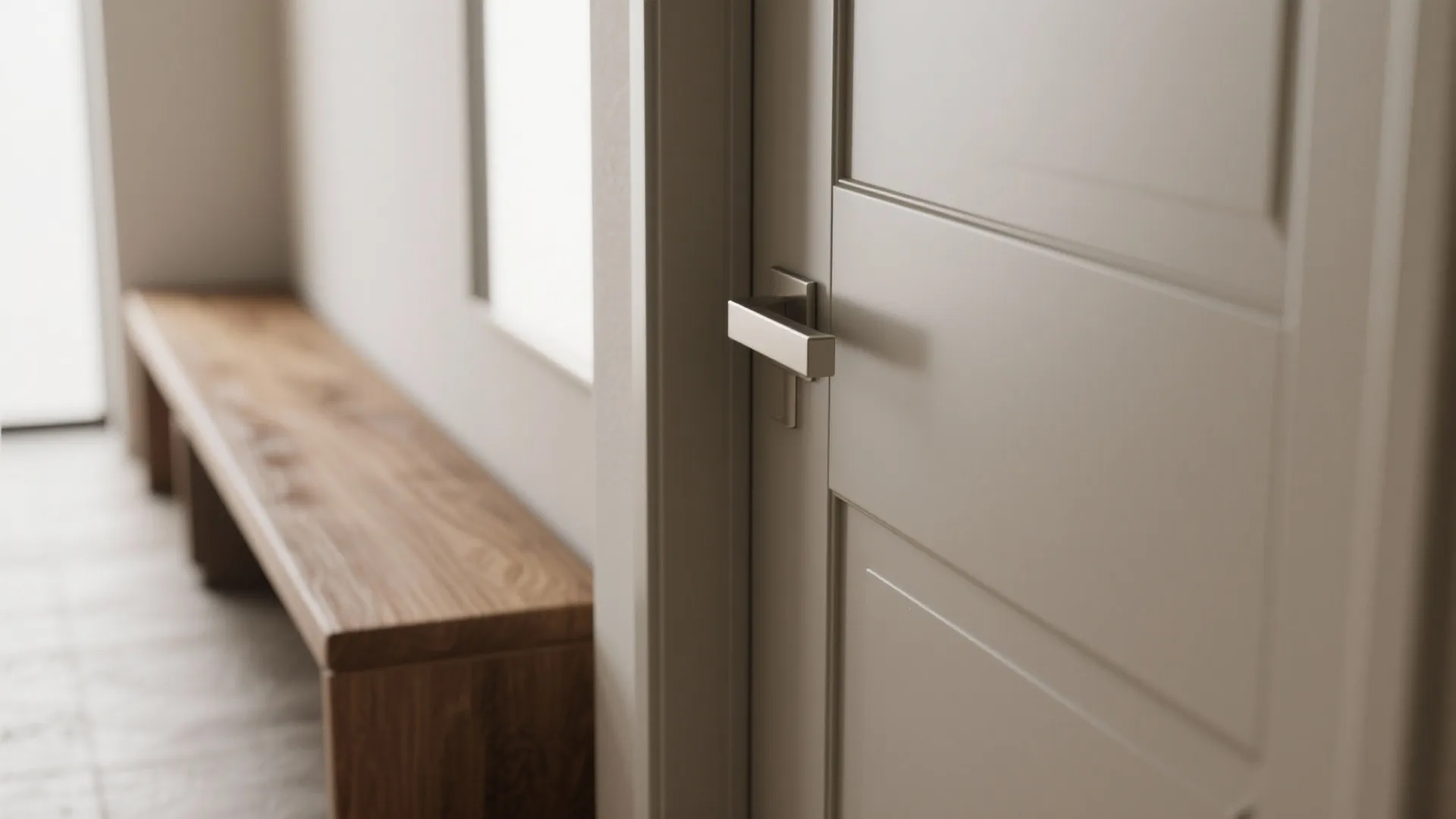 Minimalist wall storage that blends in