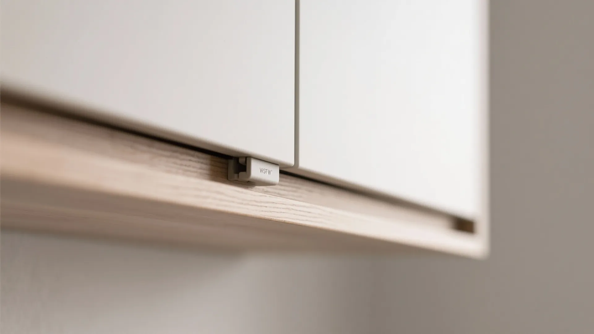 Minimalist shelving with concealed storage