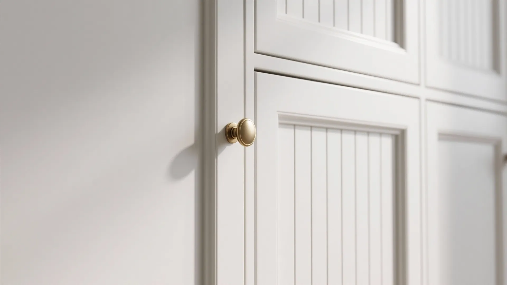 1. Keep cabinetry crisp, but vary texture