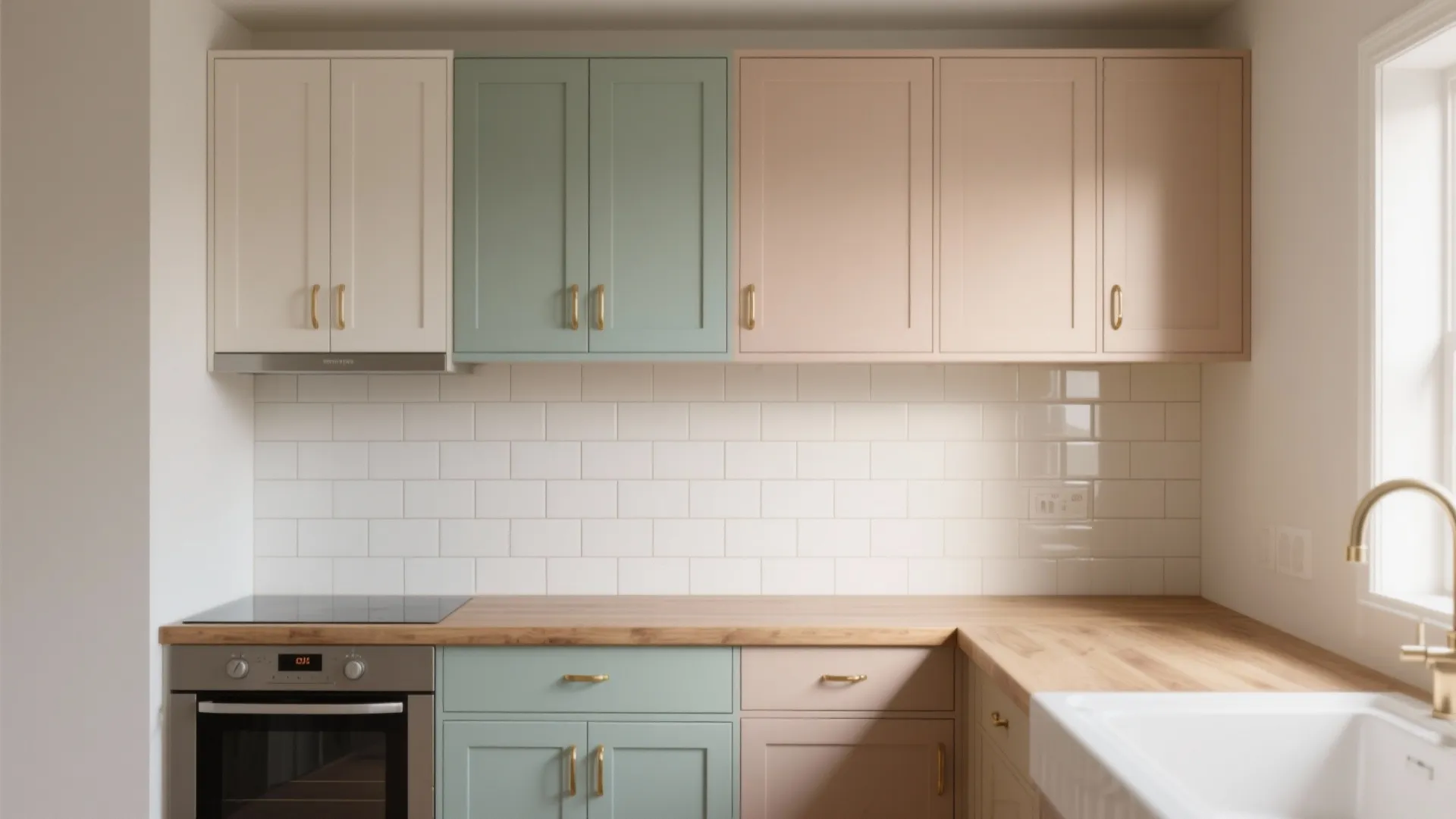 5. Test cabinet and trim colors together