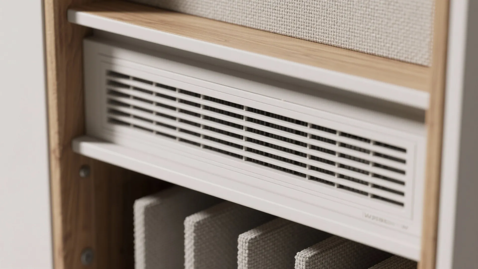 Minimal concealed laundry wall