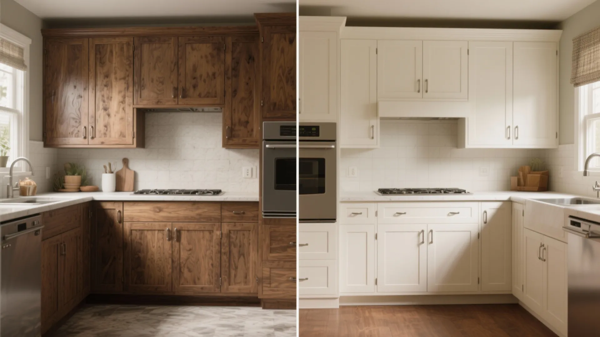 4. Cabinet painting vs. full repaint