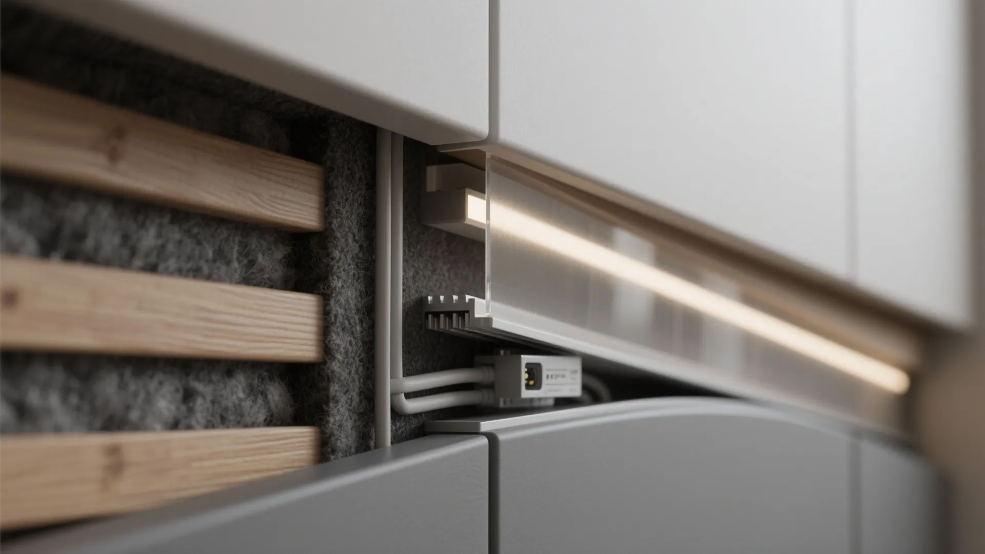 Idea 4: Hidden cable channels and soft acoustics