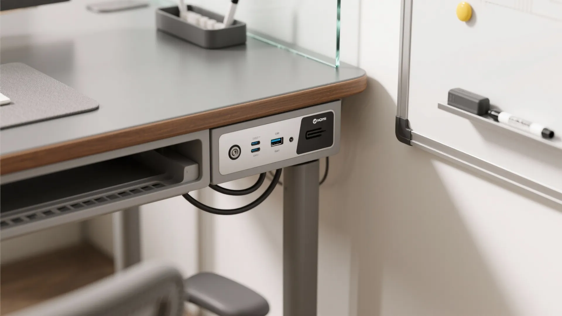 Tech, whiteboards, and cable calm