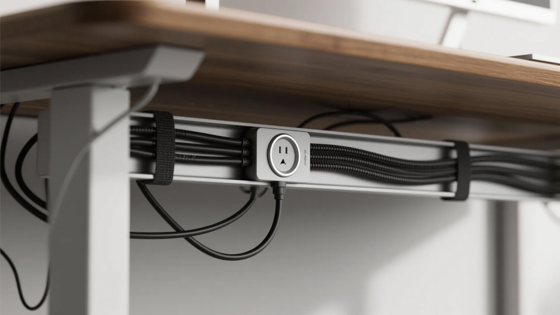 4) Integrated storage and clean cable management