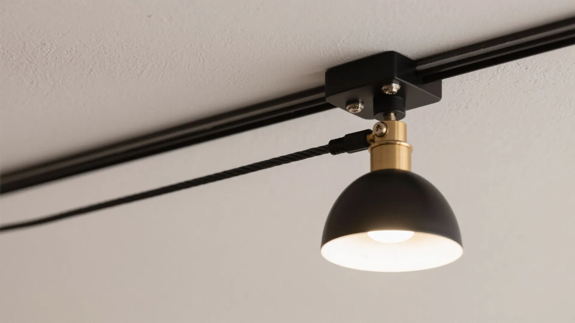 4) Cable-suspended micro pendants in a rhythm