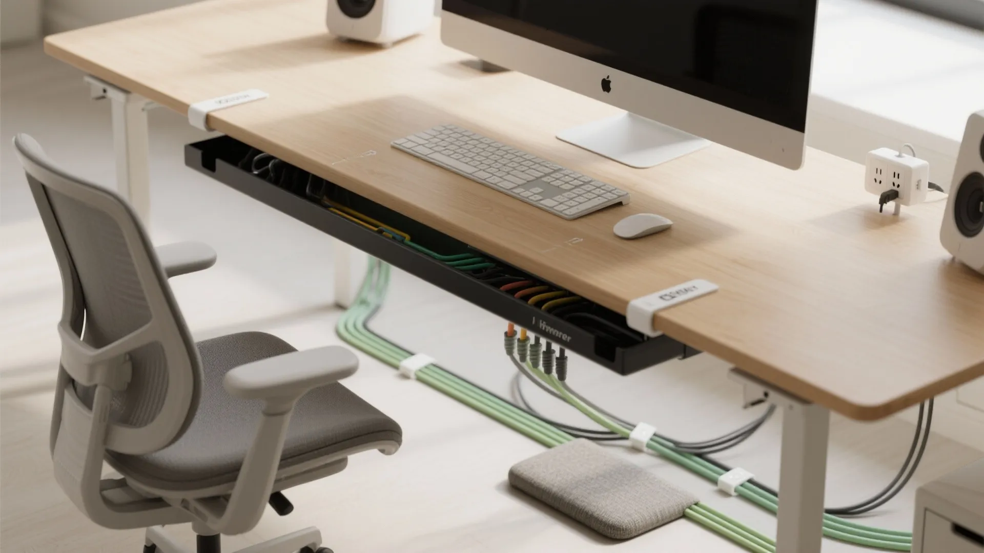 5) Cable sanity + ergonomic wins