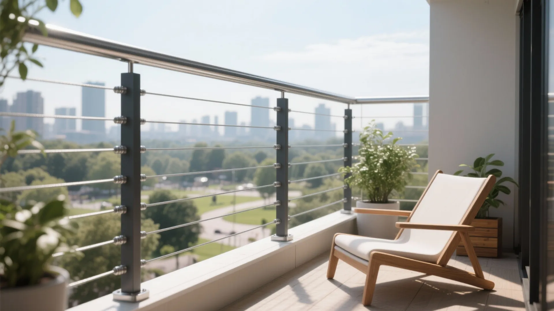 Invisible Cable Grill for Unobstructed Views