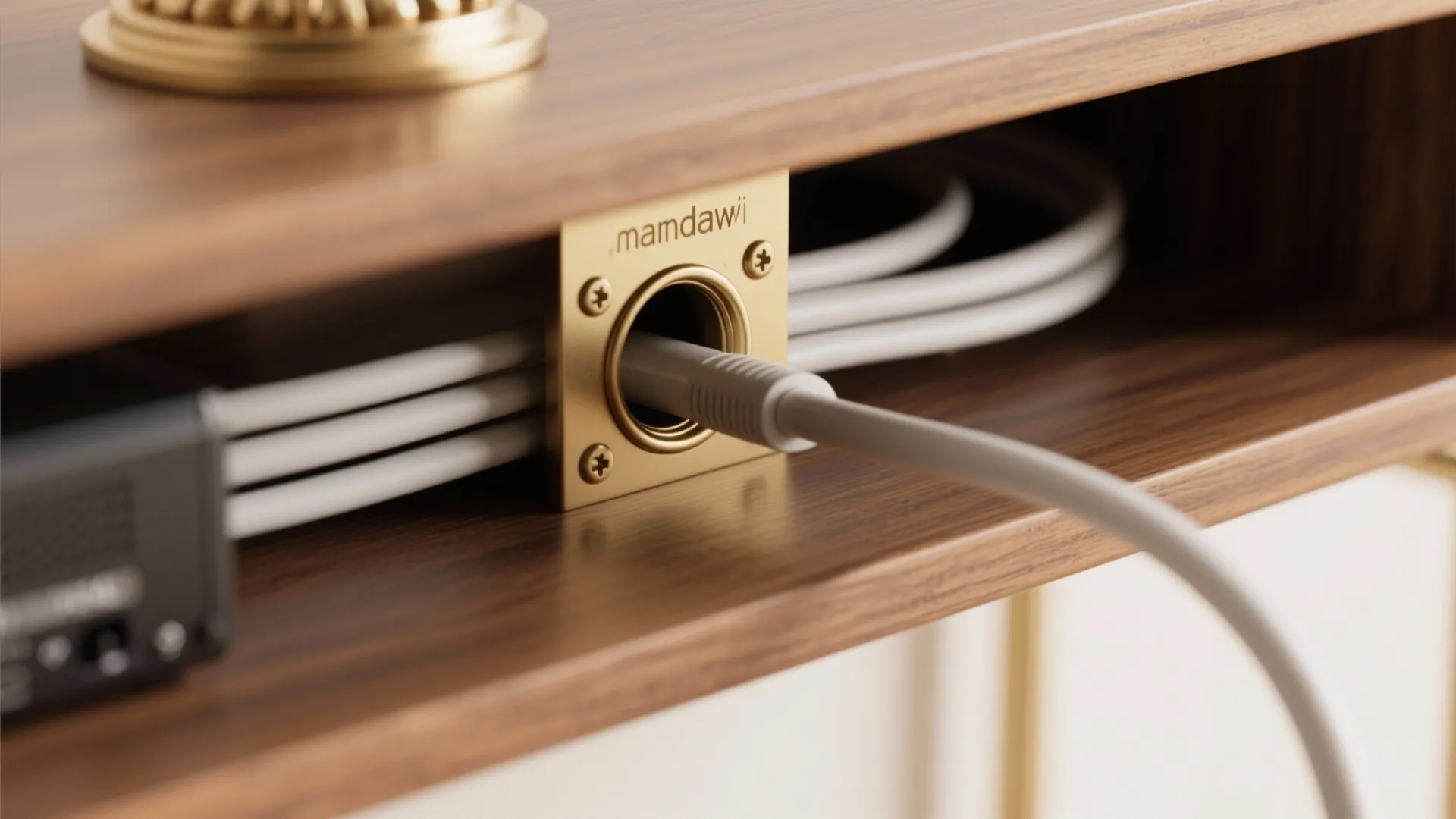 Ritual ergonomics: shelves, trays, and cable hygiene