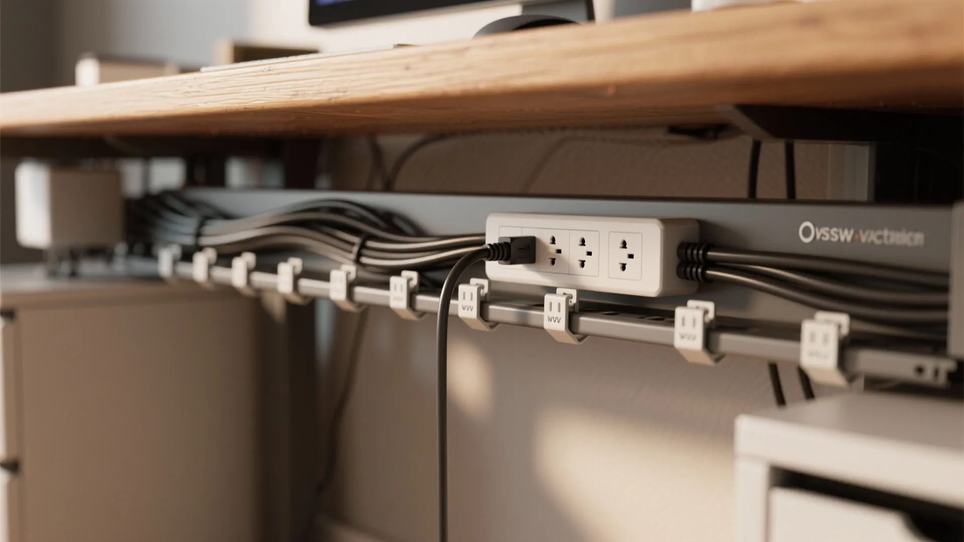 4. Cable management and tech curation