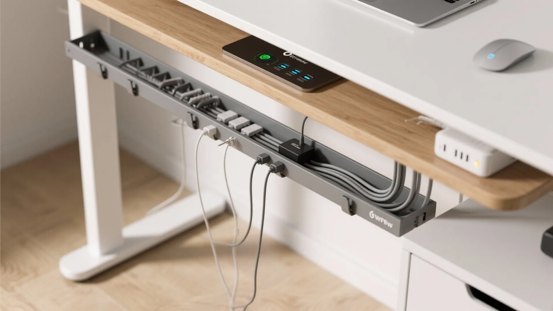 5. Tame the wires and keep surfaces clear