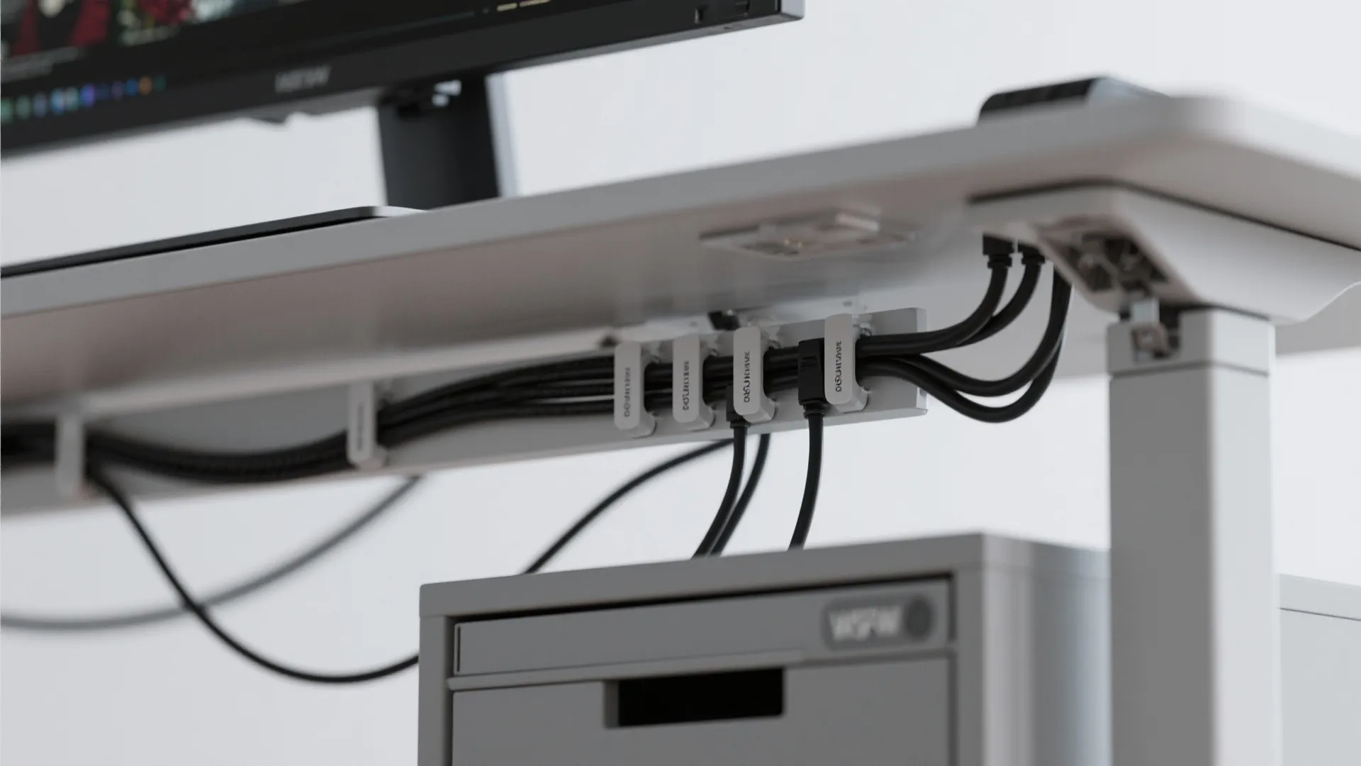 Ergonomic micro-layouts and cable discipline