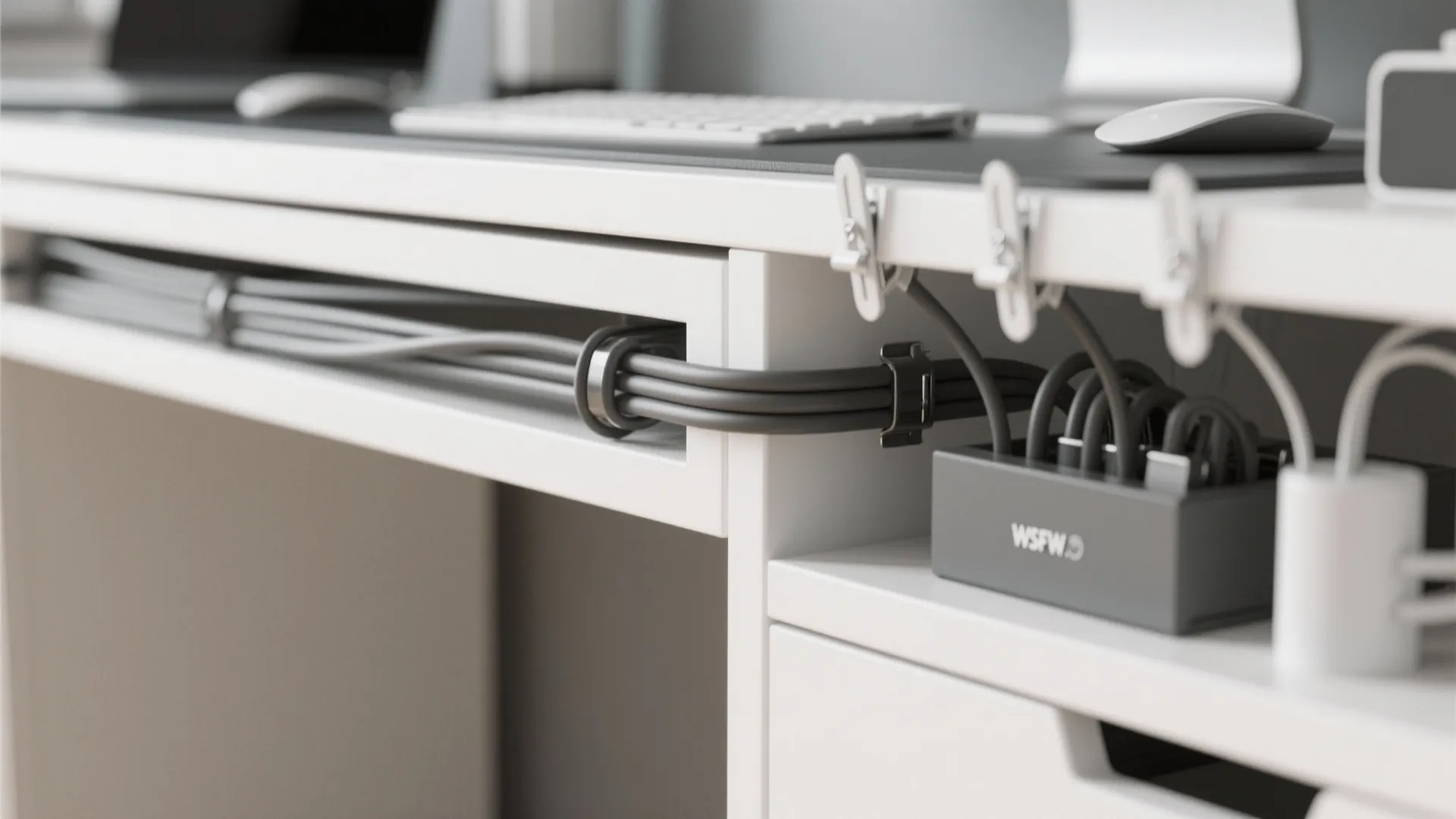 9. Tech-friendly cable management