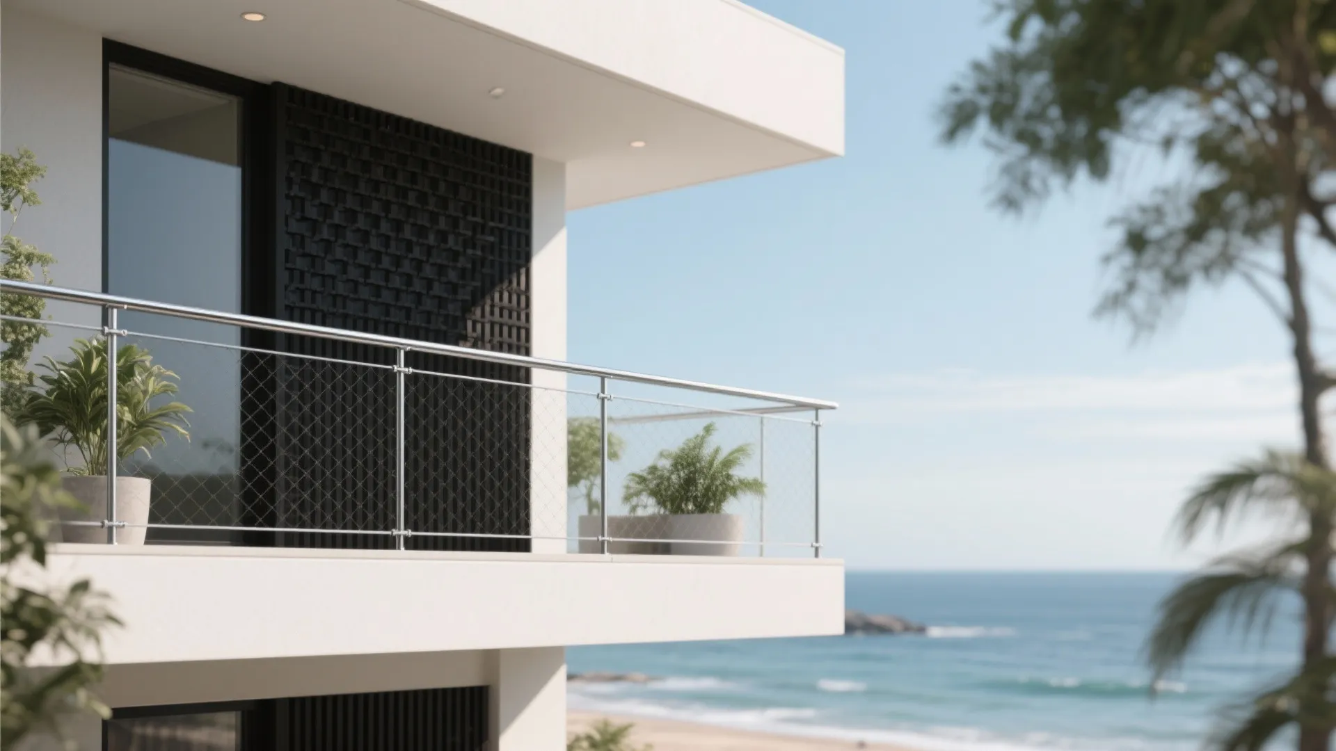 Cable or Mesh for Ultra-Slim Lines