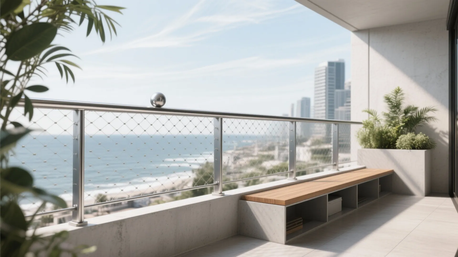 Tensioned Cables or Mesh: Light Lines, Big Air