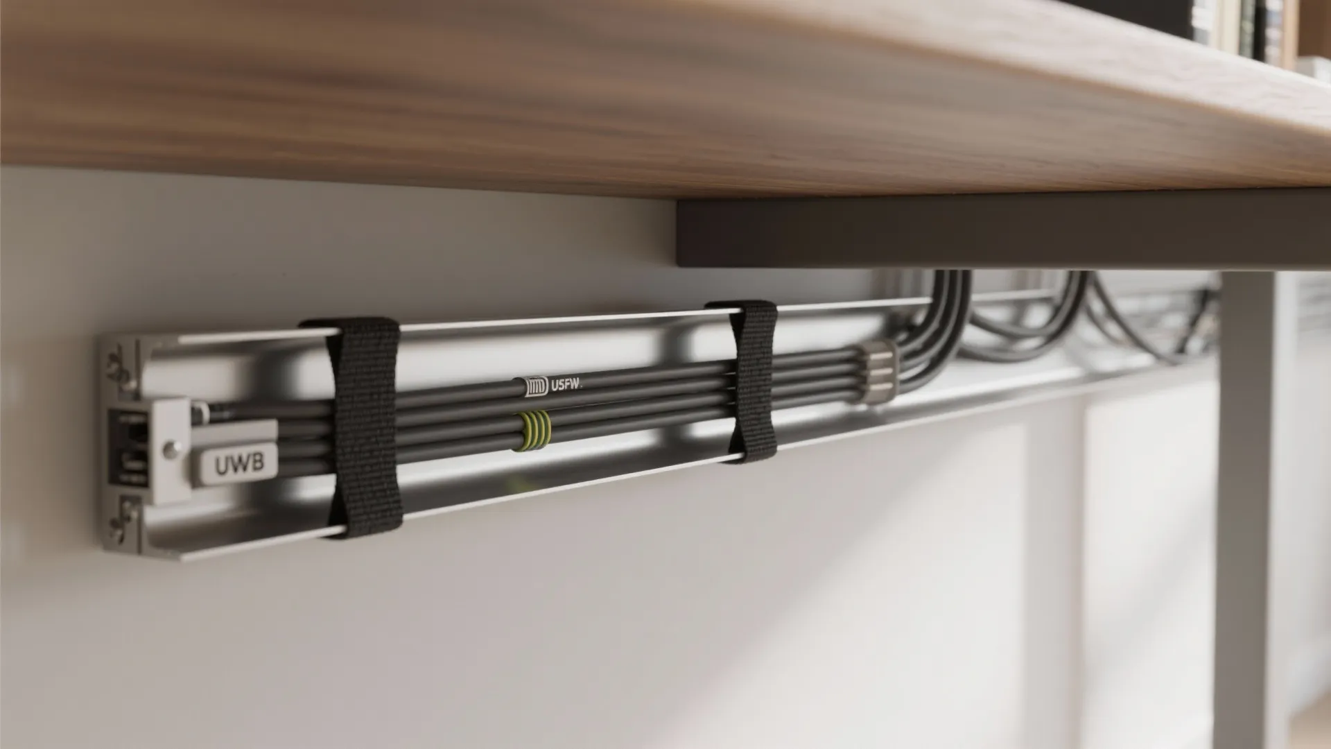 Minimal wall-mounted workstation