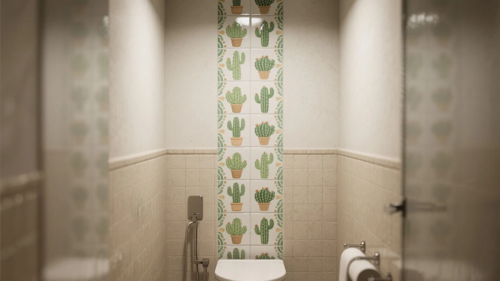 2. Cactus Tile Accent Strip